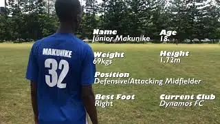 Junior Makunike Match Highlights - Dynamos Academy U19 Match (2021)