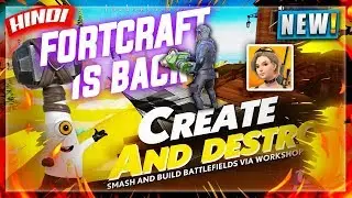 🔥NEW *FORTCRAFT*😃CREATIVE DESTRUCTION GAMEPLAY HINDI | HINDI ANDROID GAMING | NOOBTHEDUDE