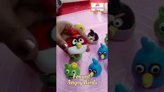 इतना cute केक Angry Birds वाला🎂|ytshorts|shortsfeed