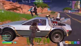 Flying Golden Pump for the WIN Fortnite Chapter 7