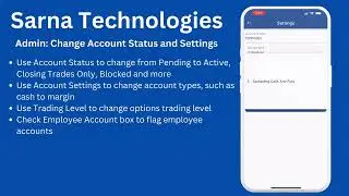 How to Change Account Status and Settings