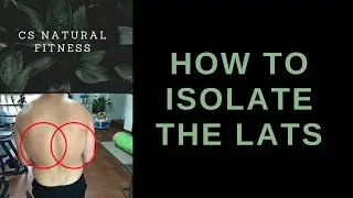 How to Isolate the Lats