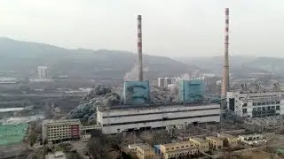 China demolishes thermal power plant