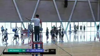 TISSA 2025 Girls Volleyball MAC vs MAT