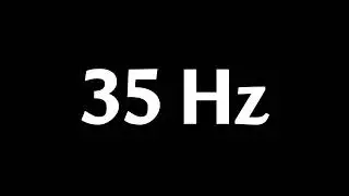 Sound test bass test Subwoofer test 35 hz test tone