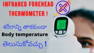 Infrared forehead thermometer is very useful to check the body temperature without contacting !!