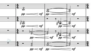Distant Echoes (2024) for string quartet