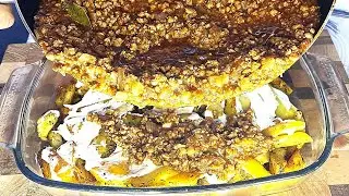 Just pour the MINCED MEAT over the POTATOES. Very Tasty.