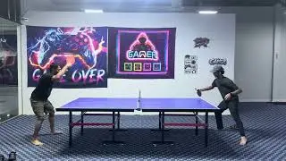 🏓 Sibling showdown on the table tennis court #gaming #sports #love #follow #subscribe #shorts 