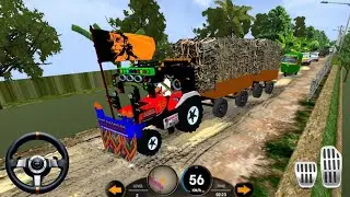 Bus Simulator Indonesia - Offroad Drive 🥳 Mahindra Arjun Tractor Mod Bussid Gameplay - Bus Game 