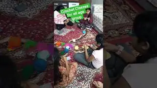 Crochet Classes for all age group #viral #song #youtubeshorts #trending #love #art 🙏🙏