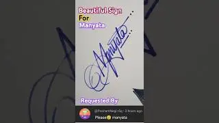 ❤️✒️#beautiful #scribble_art  #sign #collection ✒️❤️#aesthetic #scribble #sign #for #manyata