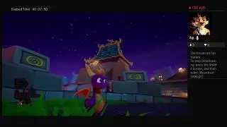 GodzillaX64's Live PS4 Broadcast: Spyro: Reignited Trilogy Gameplay #6 (Year of the Dragon)