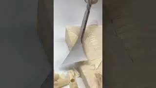 STRYI Fishtail Chisel 5/30mm 🔥 Precision Wood Carving in Satisfying ASMR Cuts #woodworking