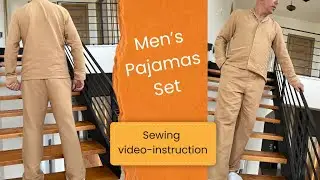 MEN'S PAJAMAS (Sewing Tutorial / Video-instruction for Pdf Pattern)