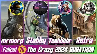 Fallout76 SUBATHON stream! 4 Streamer one Wasteland!