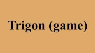 Trigon (game)