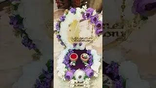 Engagement ring stand and dry fruits trays and NIKHA NAMA NIKHA pen