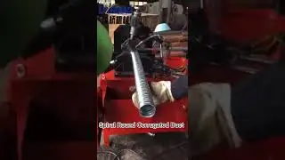 Demonstration of use of circular metal corrugated pipe machine&mdash;Liuzhou Lingqiao