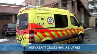 Szegedi Hírek Vigyázat! Csúsznak az utak 2017.02.01.