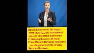 Denmark vowed full support arrest on Israeli PM|bworldnews|#breakingnews#israel#netanyahu#shorts