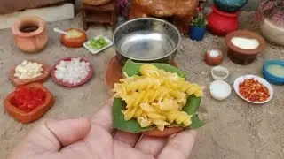 Miniature White Sauce Pasta | Miniature Cooking | Pasta In White Sauce | Pasta Recipe