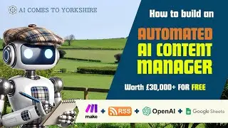 How to build an automated AI content manager for free using Make.com. Walkthrough tutorial.