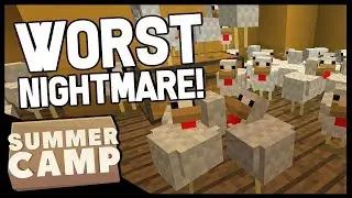THIS IS MY WORST NIGHTMARE!! | Minecraft Summer Camp SMP | #12