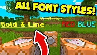 How to do ALL FONT STYLES for Text Displays in Minecraft 1.21.4 Java?! All Styles, Colored Text