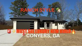 🔥 NEW BUILD ALERT! 🚨 Stunning Ranch Home in Conyers, GA ⚡️ Only $480,000