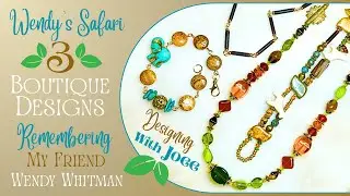 Czech & Gemstone Safari Jewelry With Sam's Bead Box