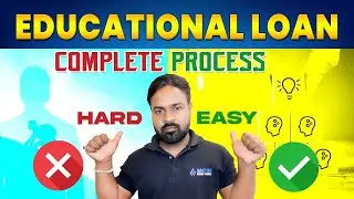 Education loan लेना हुआ आसान | Education loan process for BTech | Education loan Process #college