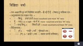 Different Anusvaras | Varna 5  | Special letters |