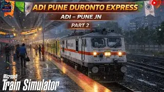 LIVE 🇮🇳 PART 2 Republic Day Special | Duronto Express in Rain Heavy Traffic Run #shorts #shortsfeed