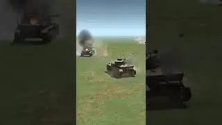 German Panzer IV Rush Against T34 And Shermans #ww2