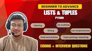 #Python #Lists and Tuples🔥 Full Masterclass | Mutable vs Immutable, Interview Qs + Coding