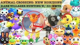 Rare Villager Hunting Using 30+ Nook Miles Tickets - Let's Get Fauna | Animal Crossing New Horizons