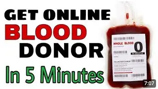 Connect To Blood Donors With Just a Click | Online Blood Donors App Blood