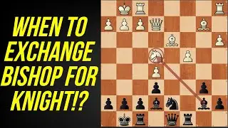 5 Reasons To Exchange Bishop For Knight You NEED TO KNOW | Chess Strategies, Concepts and Tips