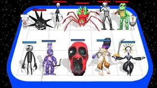 Merge Monster 100 Doors (Beat Door 100 Challenge) Max Level Gameplay Merge Master Game
