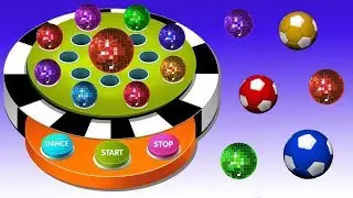 Learn Colors With Colorful Balls Finger Family Nursery Rhymes Funny Dancing Balls Finger Family Song