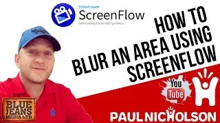 How To Blur An Area Using Screenflow Tutorial - Hide Text With A Blur