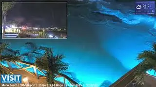 LIVE SXM Airport December 27 ✈️ -  Maho Beach Sint Maarten