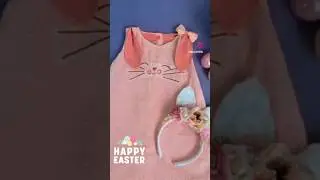 🐰🪴Easter dress!#easter #bunny #dress #girl #handmade #costuraamano