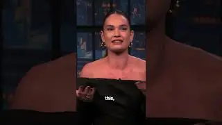 Lily James admits she never used a dating app #shorts