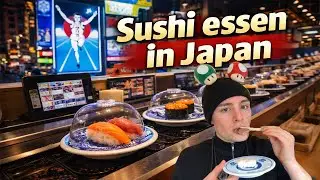 SCHÜCHTERNE Japaner und SUSHI vom LAUFBAND essen 🫣🍣 #japan #osaka #japanesefood
