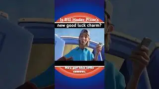 Is Bill Hader Pixar's NEW good luck charm?? Conspiracy Fan Theory! #pixar #snl #disney #shorts