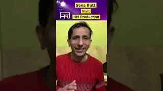 Sana Butt Visited Hassan Murad Productions