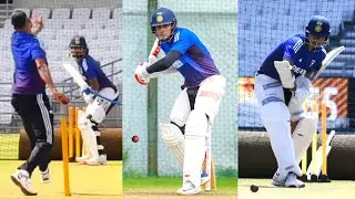 Shubman Gill, Kl Rahul, Siraj, Jaiswal and Team India's practice session before Ind vs Wi 1st Test