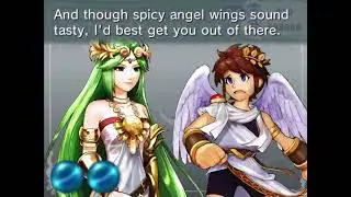 Kid Icarus Uprising - Palutena wants to eat Pit?!